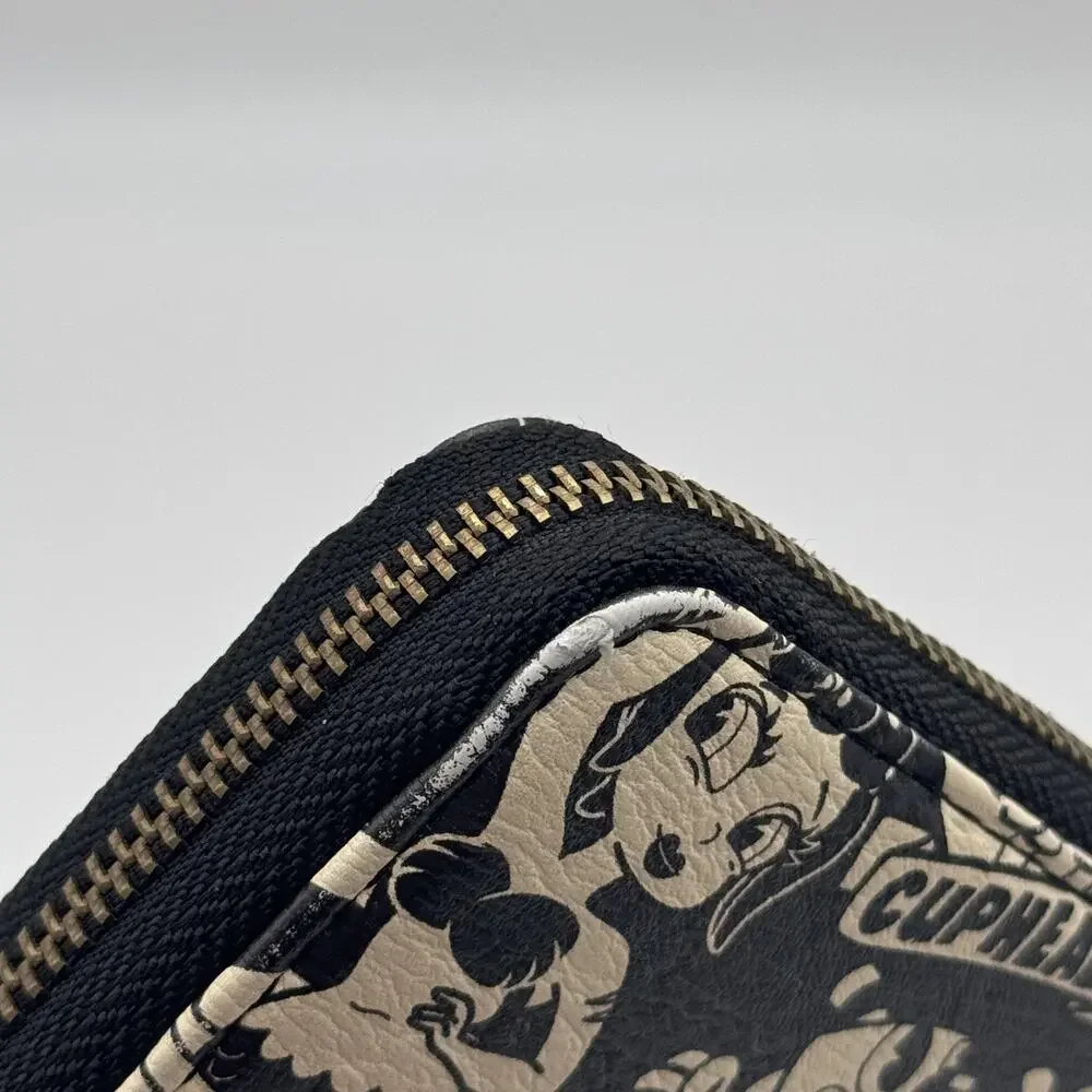 Loungefly Cuphead Mugman Wallet Zip Around Cartoon Print Womens Purse Handbag